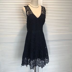 NWT Banana Republic navy lace dress